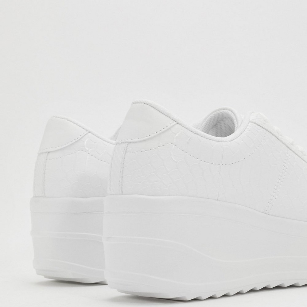 White Platform Sneakers